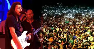 কালজয়ী সব গানে টাঙ্গাইল মাতালেন নগরবাউল জেমস
